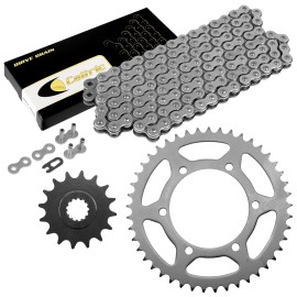 Caltric Drive Chain and Sprockets Kit for Yamaha R6 YZF-R6 2006-2020