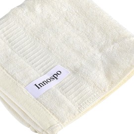Innospo Face Towels, Lighter Weight and Quicker to Dry Washclothes, Super Absorbent Wash Cloths for Bathroom, Hotel, Gym, 3 Pack