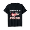 Anatomy Of An Axolotl Men Woman Kids Cute Axolotl T-Shirt
