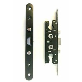 2 Point Bolt Mortise Lock Body Storm Door Will Fit Pella Doors (Black)