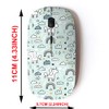 CJCBROES 2.4G Wireless Mouse with Cute Pattern Design for All