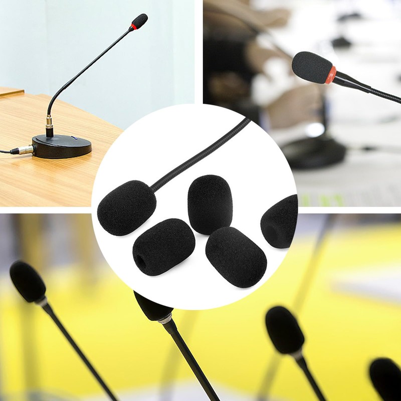 Pack of 10 Pop Protection Microphone, Microphone Windscreen, Lavalier Windscreen,