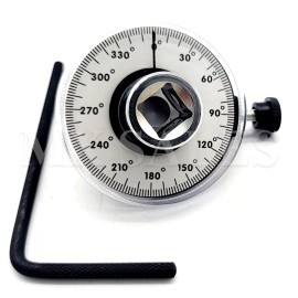 CAL/INFI 360° Torque Angle Gauge & Rotation Checker Measuring Gauge Meter 4 Torque Wrench