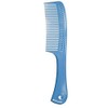 JUVITUS 5 Pack of Comb 8.6" with Handle Light Blue