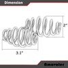 Amavoler Barrel Solo Seat Spring (Bronze) 3" + Seat Bracket