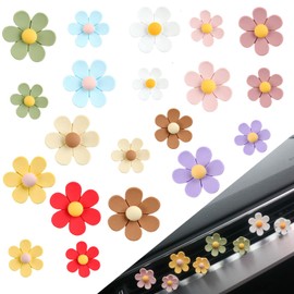 Joynaamn 20PCS Car Accessories for Women, Flower Car Air Vent Clips Air Conditioner Outlet Decoration Car Interior Decor Charm, Assorted Color