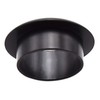 1 Inch(25mm) Zinc Alloy Desk Hole Cover Grommets Black Wire
