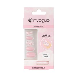 Invogue Valentines Oval Nails - Adore You