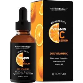Super Vitamin C Serum for Face - 6X Stronger Than 20 Serum - Highest Professional Grade wL Ascorbic Acid - 1 FL OZ                                    