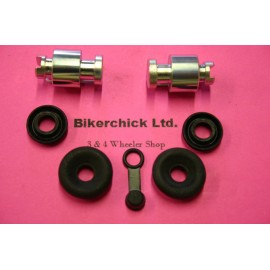 Shindy HONDA 1986-1987 TRX350 FourTrax 4x4 Wheel Cylinder Repair Kit FRONT