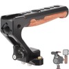 Leftfoto Top Handle Wood & Metal Grip Quick Release Handgrip