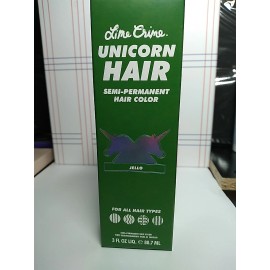 Lime Crime Unicorn Semi-Permanent Hair Color Full Coverage, 3 fl oz (Tube) JELLO
