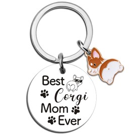 Corgi Gifts for Men Women Funny Corgi Gifts for Dog Lovers Dog Lover Gift Corgis Keychain Unique Corgis Mom Gift Kawaii Dogs Butt Keyring Butt Stuff Best Dogs Mom Ever