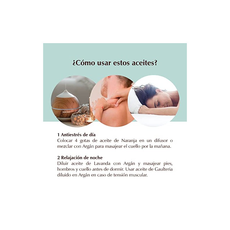 Kit Relajación Horas Marie Argan Aceites Antiestrés Calma Insomnio Tensión
