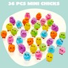 Colourful Mini Easter Chicks - Pack of 36