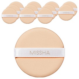 Missha Tension Pact Puff, Close Fit, 12 Pieces / 미샤 텐션 팩트 퍼프, 밀착, 12개