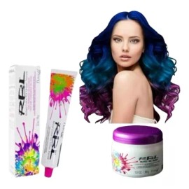 Hidracolor 3 Tintes Rbl Tonos Fantasía + Crema Aclaradora Pastelice Rbl