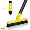 Grout Brush with Long Adjustable Handle - Telescopic, Rotation Tile