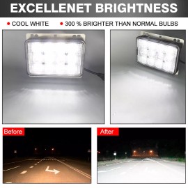 usstockeverything LED Headlights Hood Light For John Deere 6030 Series: 6230, 6330, 6430 TL6420