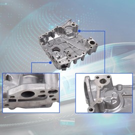 11301-75030 Timing Chain Cover Oil Pump Compatible with 95-04 Toyota Tacoma 2.4L 2RZFE DOHC 16V Replaces 15103-75010,15115-75051,15188-75021