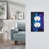 Ukutarly Galaxy Decorative Electrical Outlet Covers Space Blue Night Starry