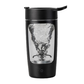 Daasigwaa Electric Shaker Bottle, Blender Bottles For Protein Mixes, | Tritan | BPA Free| Portable Mixer Cup, Rechargeable Shake Cups And Meal Replacement Shakes, 22 oz(Black)