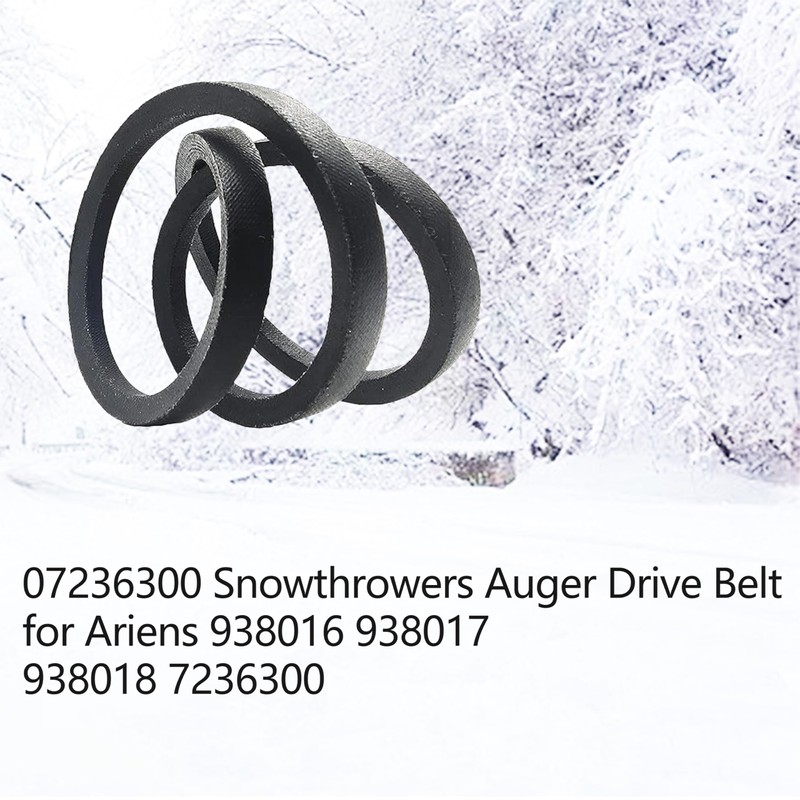 YIAOSUA (3/8 x 32 5/8") 07236300 Auger Drive Belt Fits