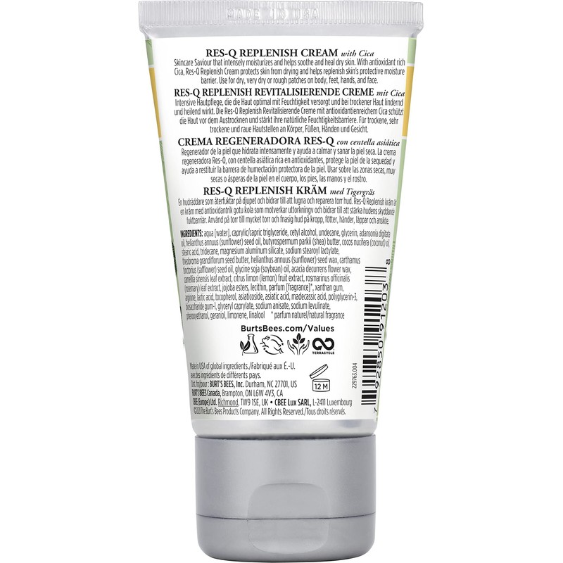 Burt's Bees 99% Natural Res-Q Cream with Cica, 50 g