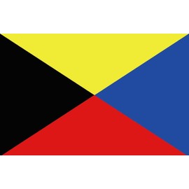 Weatherproof Sticker [Z Flag] 3.5 x 5.3 inches (90 x 135 mm) Self-Defense Forces Goods, Japanese Empire, Russian War, Russian War, Imperial Navy, Commander, Right Wing, Fueled Driving, Sealing