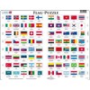 Larsen Puzzles Flags of The World 80 Piece Children's Educational