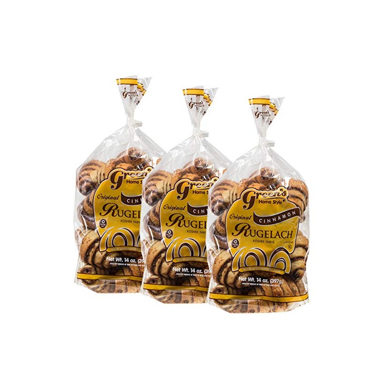 Green's Bakery Cinnamon Rugelach Croissant, 3 Pack 14 oz. Fresh