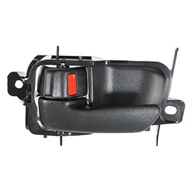 TRQ Driver Side Interior Door Handle Black Compatible with 1995-1999 Toyota Avalon