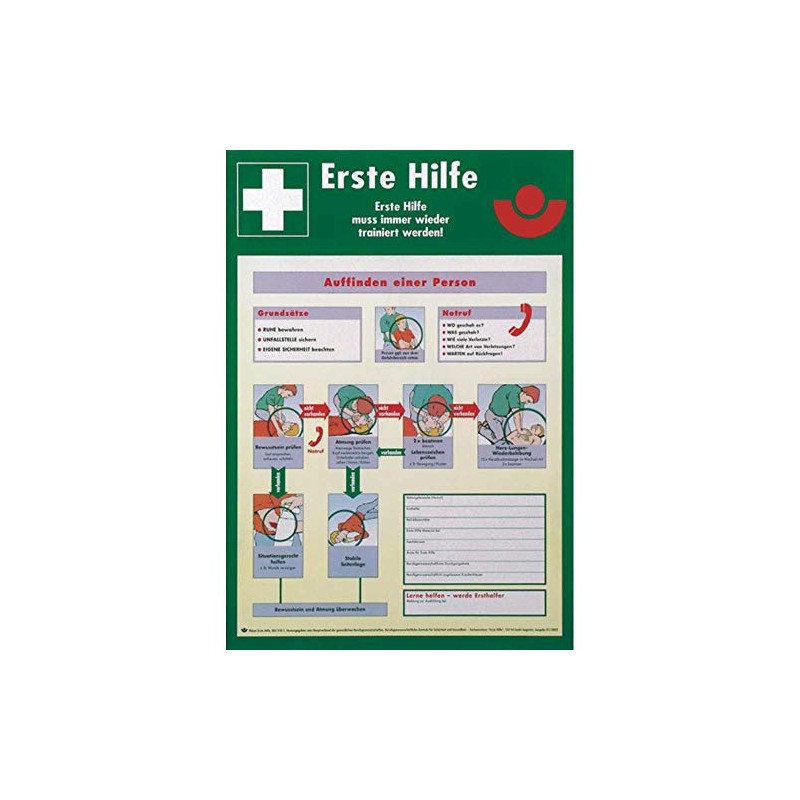 PROTEC.CLASS PNAEH Notfallaushang Erste Hilfe PNAEH