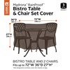 Classic Accessories Madrona Waterproof 72 Inch Patio Bistro Table &