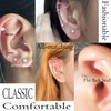 CANDYFANCY 16g 2/3/4mm Cubic Zirconia Stone Triple Forward Helix Ear