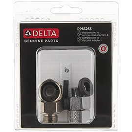 Delta Faucet RP63263, Chrome,1/2' x 3/8'