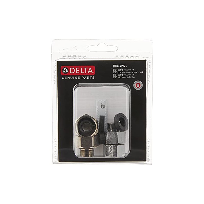 Delta Faucet RP63263, Chrome,1/2' x 3/8'