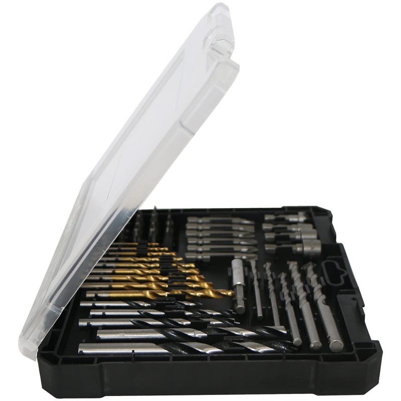 MYLEK 50 Piece Drill Bit And Screwdriver Accessory Set -