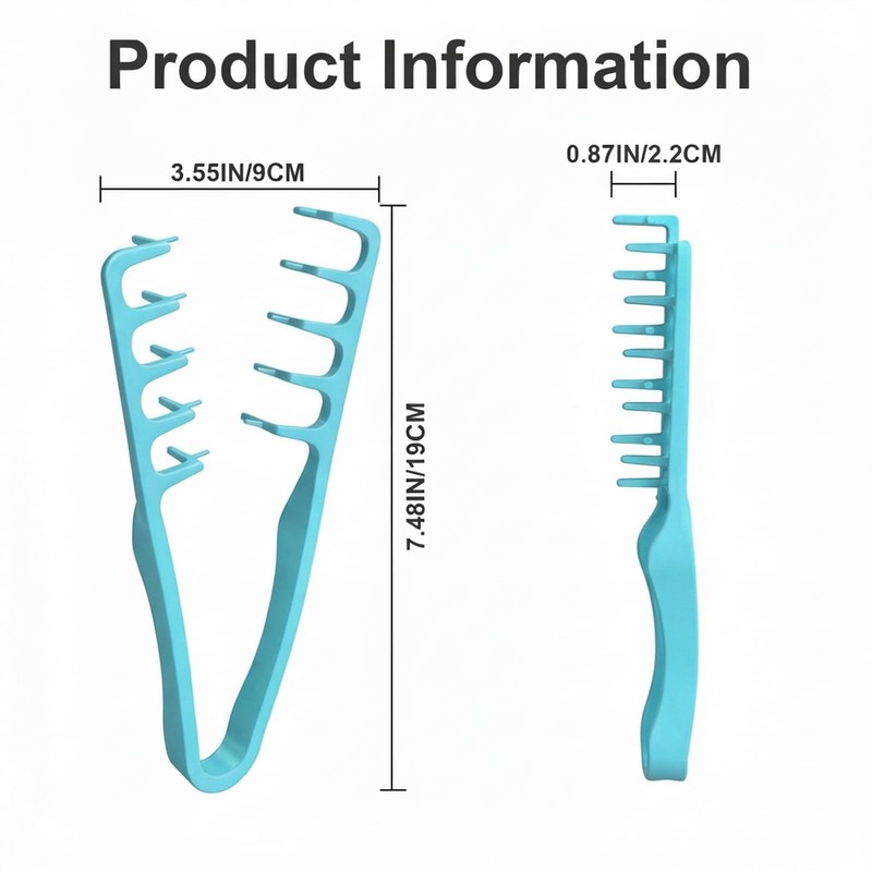 4-Pack Volumizing Comb, Hair Root Lifter Comb for Fluffy Styling,