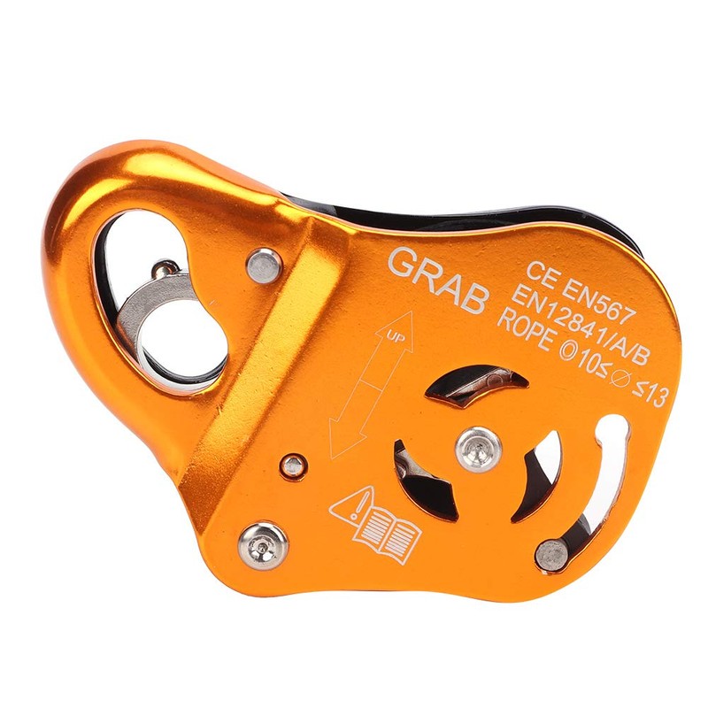 Climbing Pulley, Climbing Grab Rope Self-Locking Fall Rope Protector Climbing