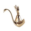 Tableware Mini Zinc Alloy Fruit Dessert Tasting Forks Spoon with