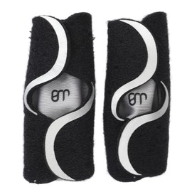 2pcs Finger Splint Support Sleeves Reduce Impact Breathable Finger Joint Protection Sleeves for Basketball Sports M(2.5‑2.8in)