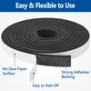 Self Adhesive Foam Tape Weatherstrip 1/2In x 1/4In x 42Ft