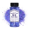 Holographic Chunky Glitter, Dark Blue, 100 g, Chunky Sequin Glitter,
