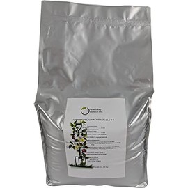 Greenway Biotech Calcium Nitrate Solution Grade 15.5-0-0 Fertilizer Contains 15.5% Nitrogen & 19% Calcium for Tomatoes, Plants- Water Soluble Hydroponics Fertilizers for Vegetables (2X 25 Pounds)