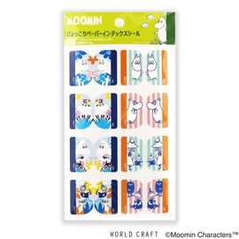 WORLD CRAFT MOID-003 Moomin Index Paper Index Sticker, Large