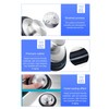 Garbage Disposal Plug Kitchen Sink Stopper Easy Cleaning 86mm OD