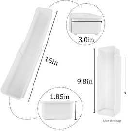 KFAREJGOAE Expandable Straw Organizer Container Expand Tray for Longer Straw Drawer for Cabinet Multifunctional