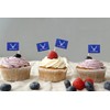 JBCD US Air Force Wings Toothpick Flag Mini Small Cupcake