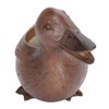 Duck Shaped Planter Resin Waterproof Decorative Animal Flower Pot for